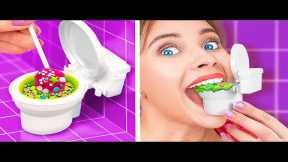 PARENTING FOOD HACKS & TRICKS || Good VS Bad Parents! Best Snack Situations by 123 GO! FOOD