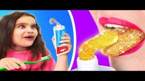 BRILLIANT HACKS FOR SMART PARENTS || AMAZING MAKEUP TRICKS! COOL School DIY Ideas By 123 GO! Genius