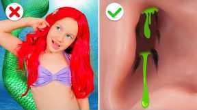 Little Mermaid🧜 Parenting Hacks - My Daughter is a Mermaid! Must-Have DIY Ideas by Gotcha!