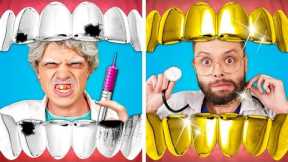 Rich Doctor Vs Broke Doctor! Parenting Tips - Cool Gadgets & Funny Situations by Gotcha!