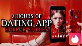 20 TRUE Sinister Dating App Horror Stories MEGA COLLECTION | (#scarystories) Ambient Fireplace