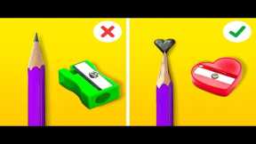 GENIUS PARENTING HACKS || Survival Guide For Parents! Funny School Situations By 123 GO! GOLD