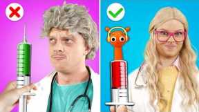 Surviving World's Worst Hospital - Good vs Bad Doctor! *Simple Parenting Hacks and Funny Moments*
