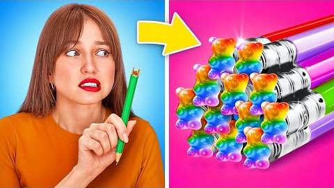 UNIQ SCHOOL HACKS AND CRAFTS || Kids VS Parents! Easy Parenting Hacks by YayTime! FUN