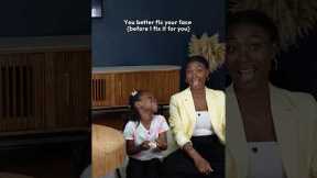 Asking my daughter to complete toxic parenting phrases