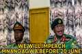 BREAKING: We Will Impeach Mnangagwa