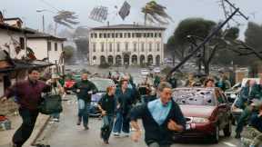 Tragedy in Italy! Winds collapses buildings, storm in Treviglio, state of emergency