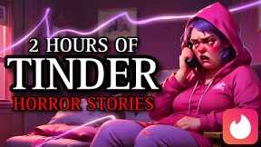 20 TRUE Unbelievable Tinder Horror Stories MEGA COLLECTION 15 | (#scarystories) Ambient Fireplace