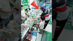 When the boy made a mistake, his father's actions were touching.#parenting #family #shorts