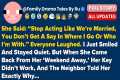 She Said: “Stop Acting Like We’re