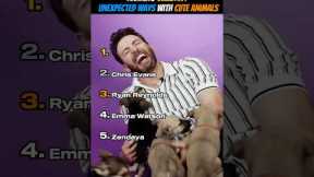 Ranking Celebrity Unexpected Ways With Cute Animals
