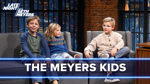 Seth Meyers Surprises His Kids with a Late Night Interview