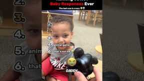 Ranking The Top 6 Cutest Baby Responses Ever (Wrong Parent Edition)
