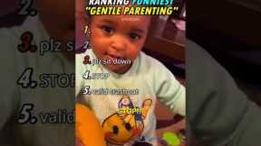 Ranking Funniest Gentle Parenting Don't Work moments😂😂