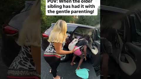 When the Older Sibling Snaps Out of Gentle Parenting Mode 😤 #shorts