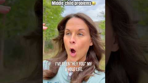 Middle child problems😭 #comedy #momlife #parenting #middlechild #relatable