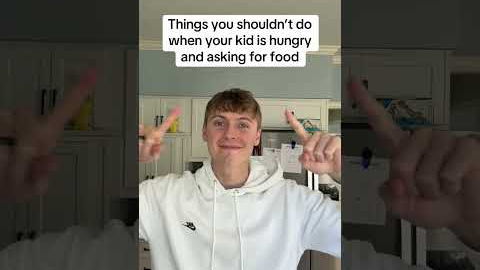 What NOT to do when your toddler is hungry #parenting #relatable