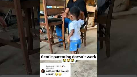 Gentle parenting doesn’t work 🤣😂🤪🥰#youtube #funnyvideo #baby #parenting #parents