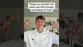 What NOT to do when your toddler is hungry #parenting #relatable
