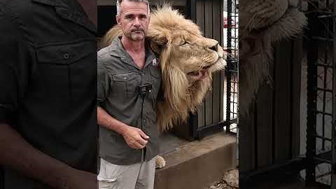 LION Greeting an Old Friend #fun #animals #wildlife