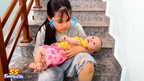 Quynh felt depressed while taking care of baby Kim to help her mom